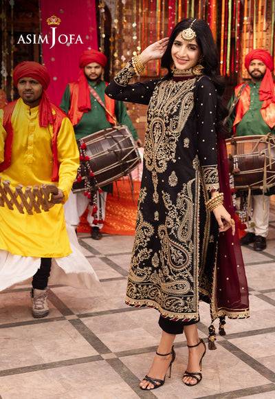 Asim Jofa | Chamak Damak Festive 24 | AJCD-03 - Pakistani Designer Dress - by Asim Jofa | Type: Formal - 100% Original at Saira Sultan