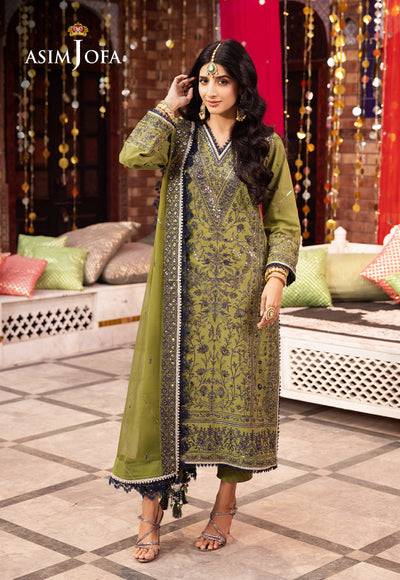 Asim Jofa | Chamak Damak Festive 24 | AJCD-10 - Pakistani Designer Dress - by Asim Jofa | Type: Formal - 100% Original at Saira Sultan