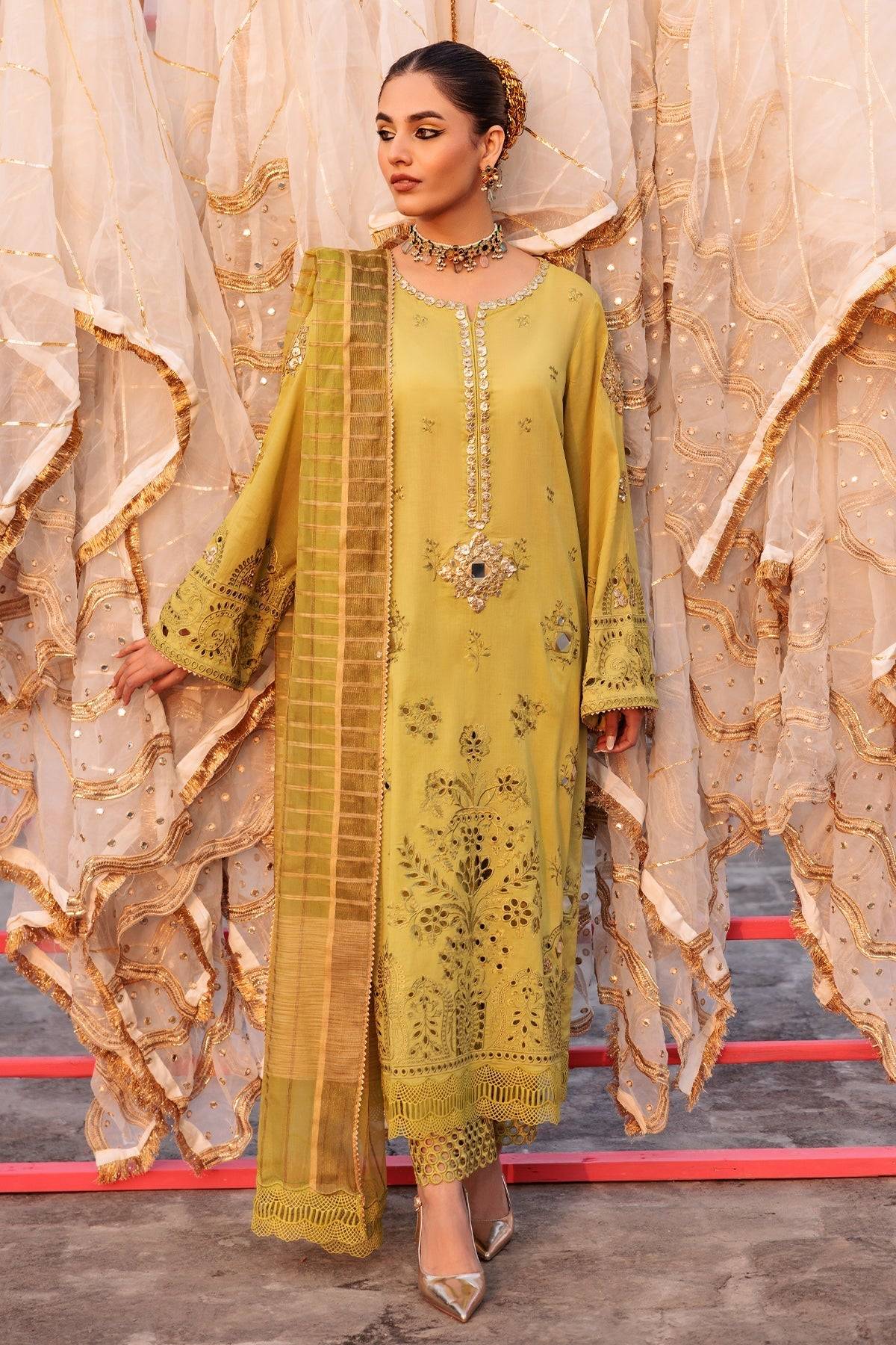 Charizma | Eid Edit Vol 2 | ED4-09 - Pakistani Designer Dress - by Charizma | Type: Luxury - 100% Original at Saira Sultan