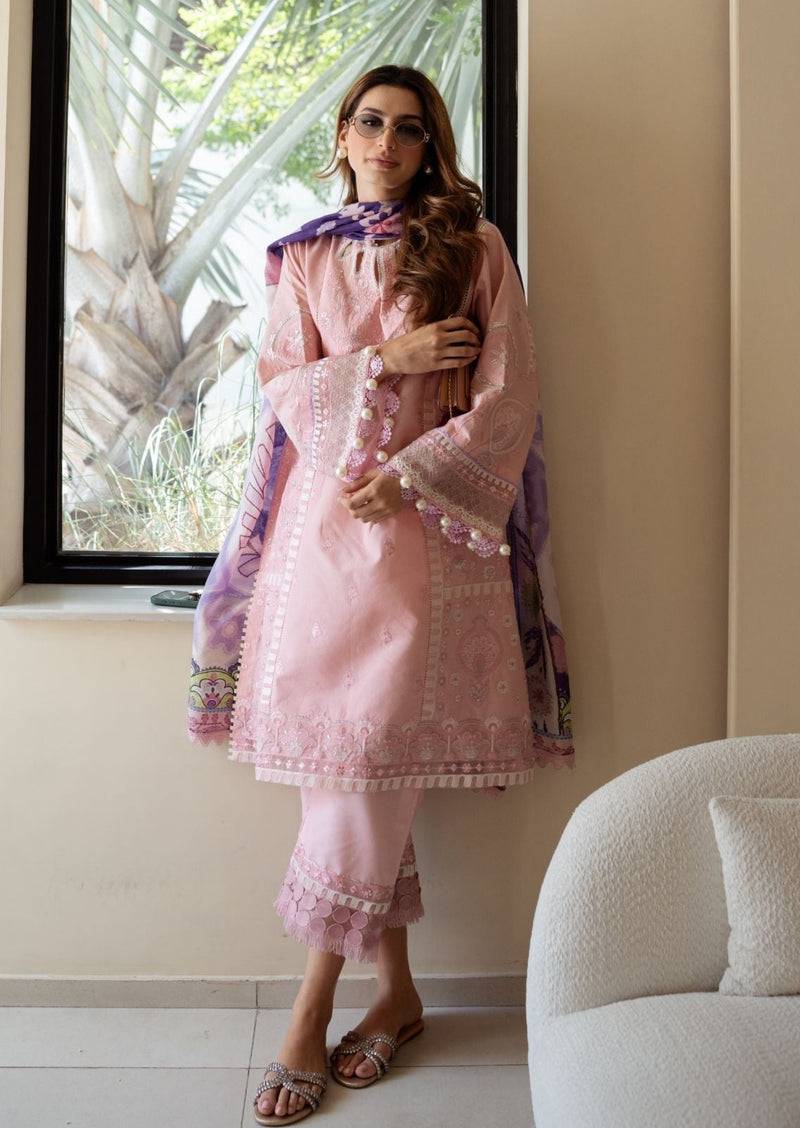 Sadaf Fawad Khan | Lawn 24 | Gina (A) - Pakistani Designer Dress - by Sadaf Fawad Khan | Type: Luxury - 100% Original at Saira Sultan