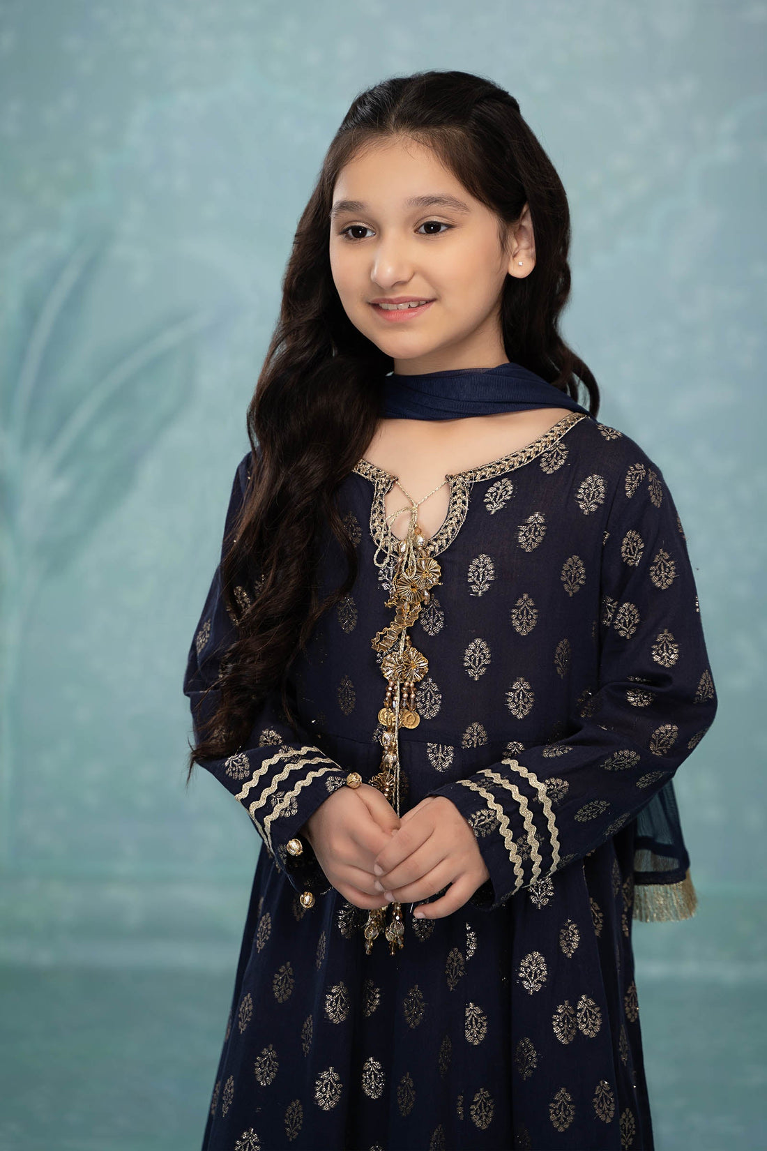 Maria B | 3 Piece Embroidered Suit | MKD-EF23-31R1 -  Maria B KidsClothes -  Saira Sultan