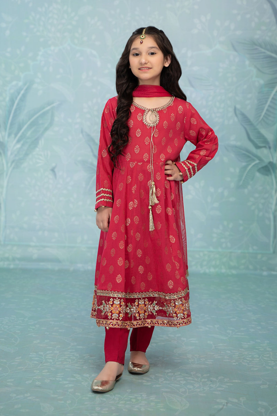Maria B | 3 Piece Embroidered Suit | MKD-EF23-31R1 -  Maria B KidsClothes -  Saira Sultan