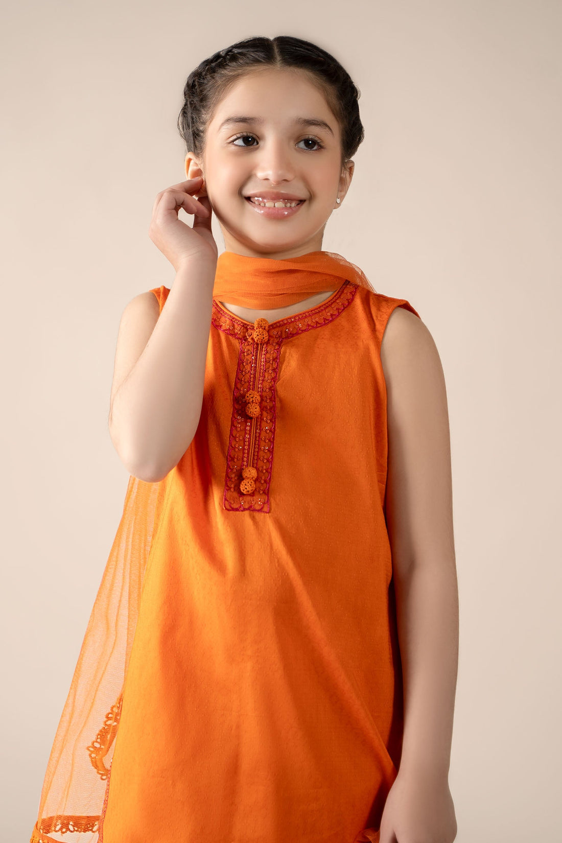Maria B | 3 Piece Embroidered Dobby Lawn Suit | MKD-EF25-54 -  Maria B KidsClothes -  Saira Sultan