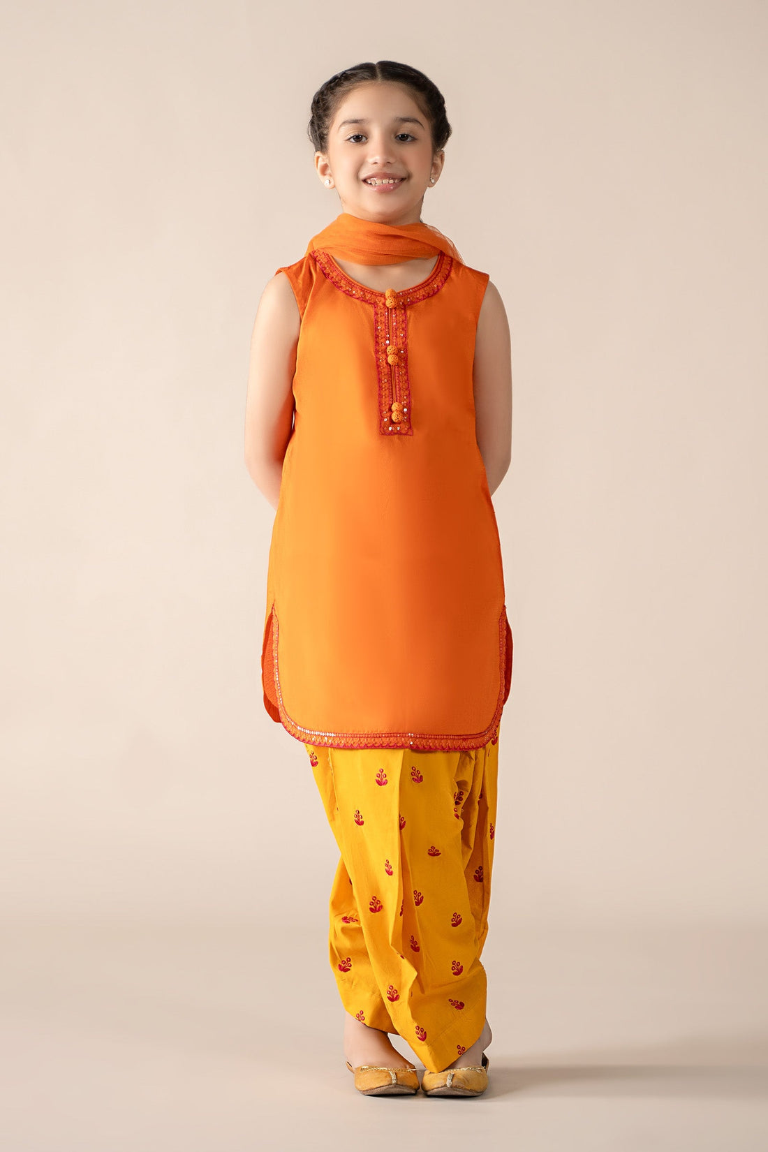 Maria B | 3 Piece Embroidered Dobby Lawn Suit | MKD-EF25-54 -  Maria B KidsClothes -  Saira Sultan