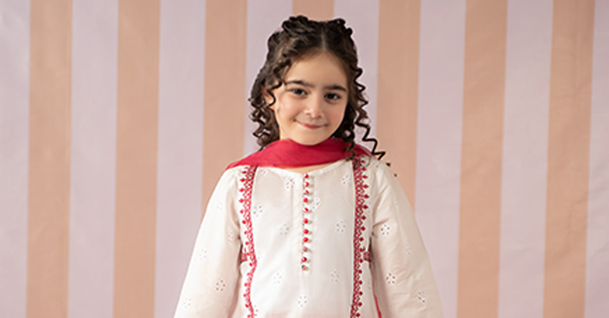 Maria B | 3 Piece Embroidered Lawn Suit | MKD-EF25-66 -  Maria B KidsClothes -  Saira Sultan