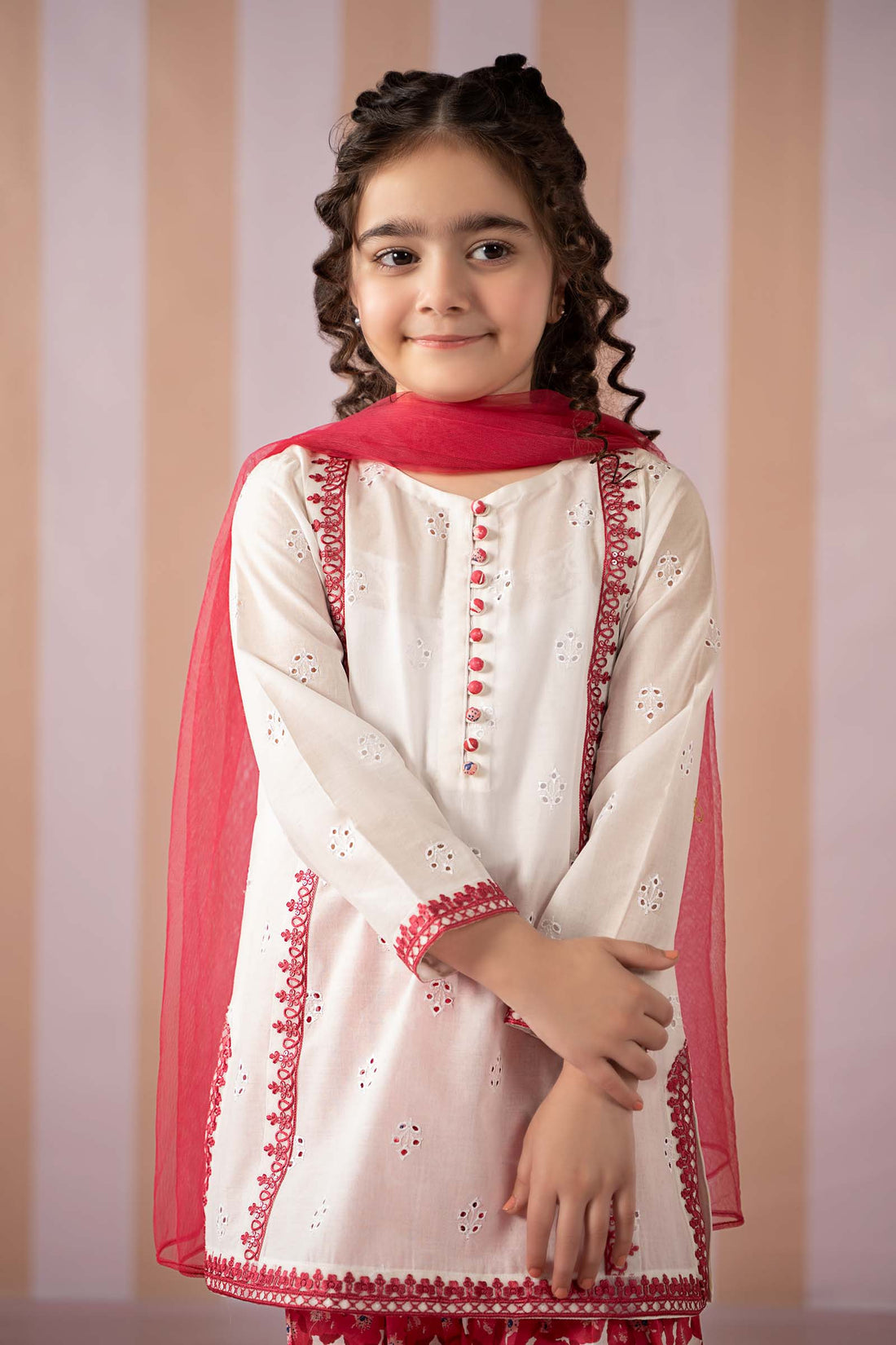 Maria B | 3 Piece Embroidered Lawn Suit | MKD-EF25-66 -  Maria B KidsClothes -  Saira Sultan