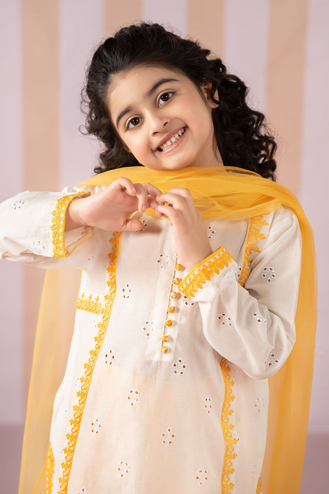 Maria B | 3 Piece Embroidered Lawn Suit | MKD-EF25-66 -  Maria B KidsClothes -  Saira Sultan