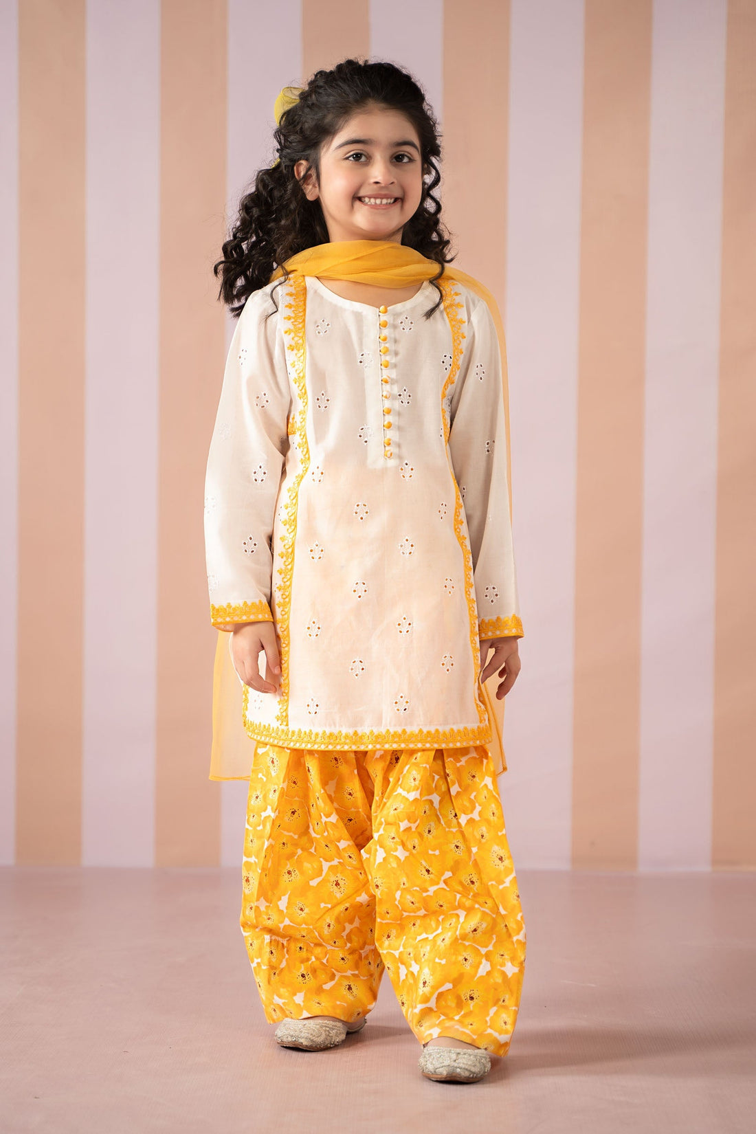 Maria B | 3 Piece Embroidered Lawn Suit | MKD-EF25-66 -  Maria B KidsClothes -  Saira Sultan