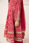 Maria B | 3 Piece Printed Raw Silk Suit | MKS-EA24-05 8-Jun Pink