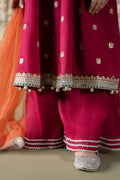 Maria B | 3 Piece Embroidered Raw Silk Suit | MKS-EF25-07 12-Oct Pink
