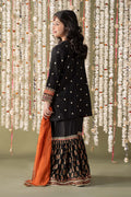 Maria B | 3 Piece Embroidered Raw Silk Suit | MKS-EF25-25