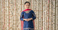 Maria B | 3 Piece Embroidered Raw Silk Suit | MKS-EF25-27