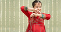 Maria B | 3 Piece Embroidered Raw Silk Suit | MKS-W24-02