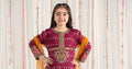 Maria B | 3 Piece Embroidered Raw Silk Suit | MKS-EF25-30