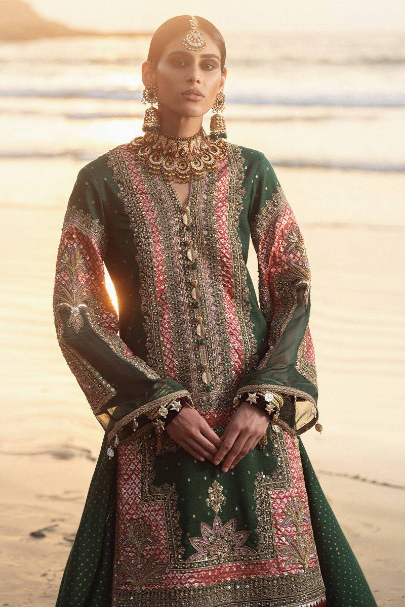 MNR | Gehraiyaan Shaadi Collection | Nerrisa - Pakistani Designer Dress - by MNR | Type: Bridal - 100% Original at Saira Sultan