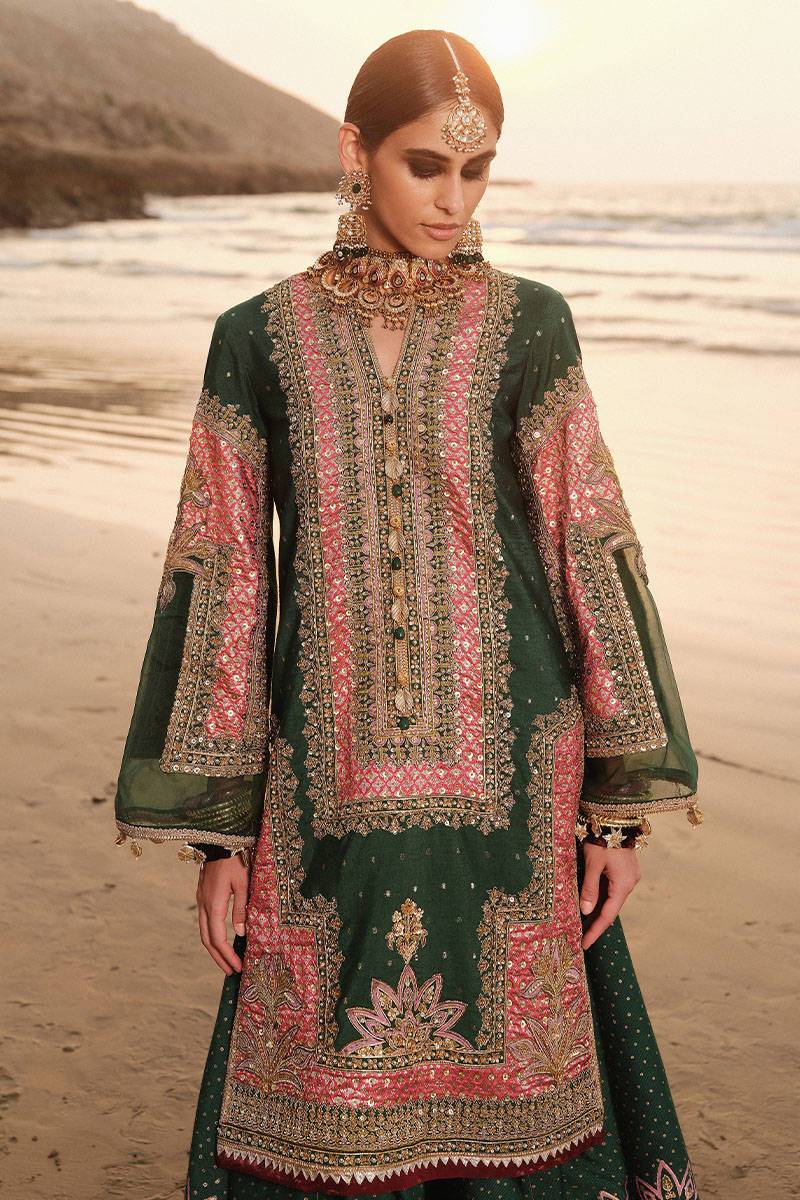 MNR | Gehraiyaan Shaadi Collection | Nerrisa - Pakistani Designer Dress - by MNR | Type: Bridal - 100% Original at Saira Sultan