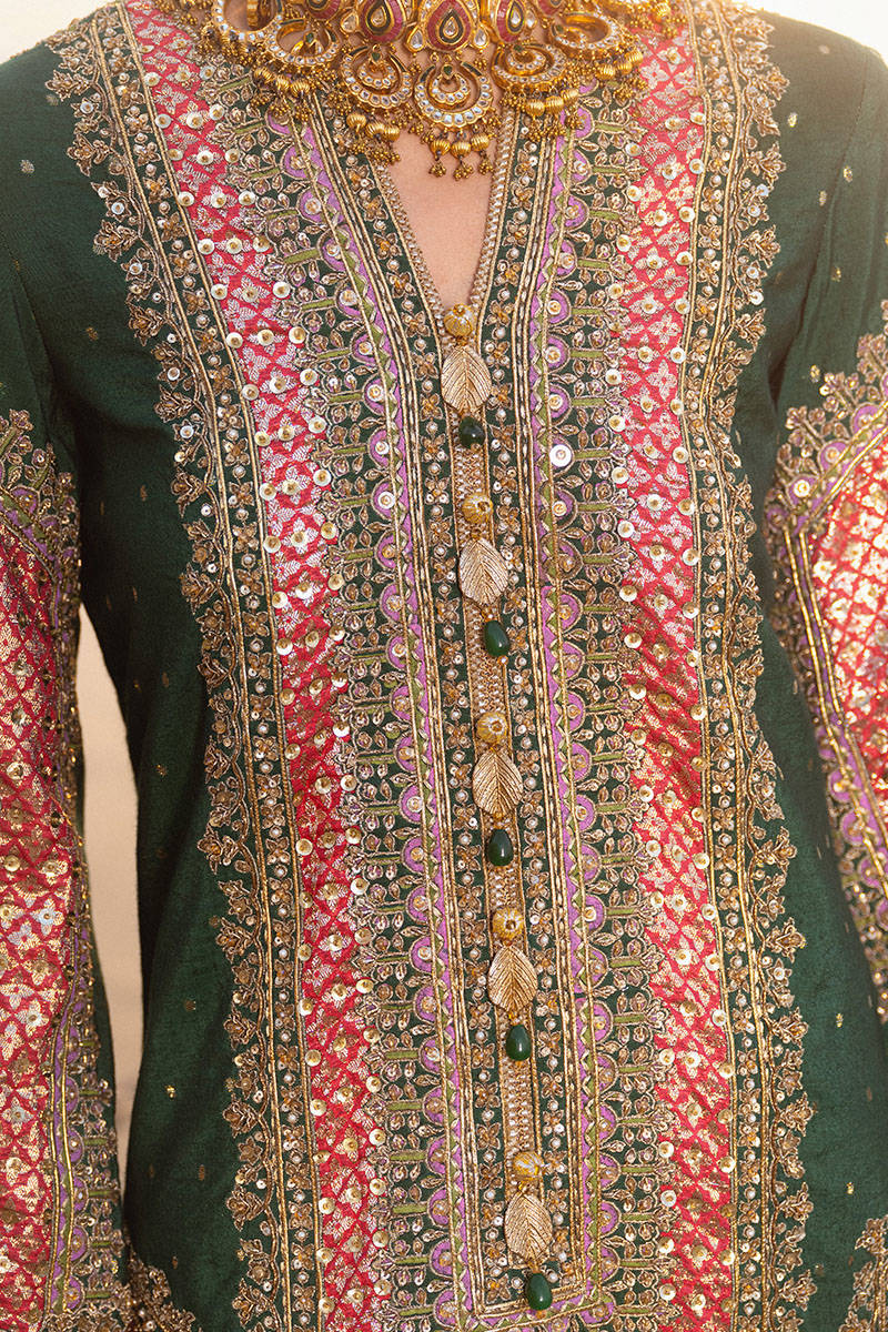 MNR | Gehraiyaan Shaadi Collection | Nerrisa - Pakistani Designer Dress - by MNR | Type: Bridal - 100% Original at Saira Sultan