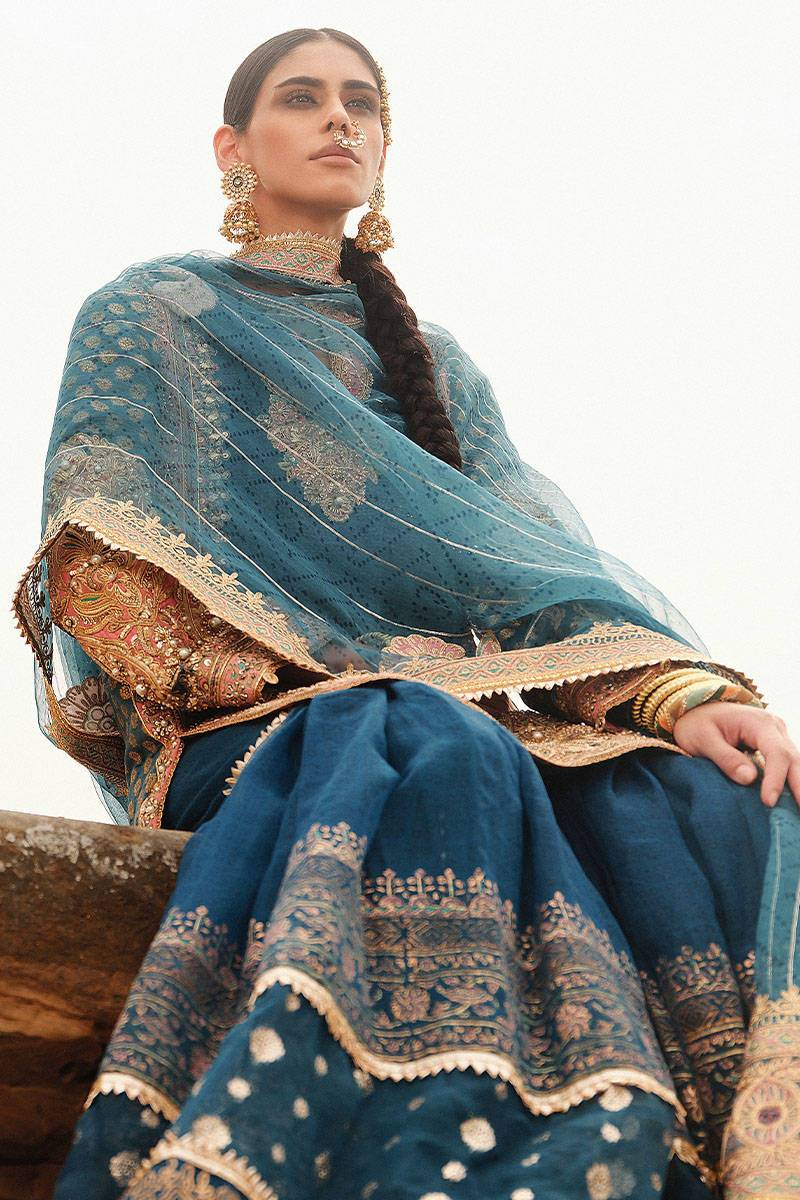 MNR | Gehraiyaan Shaadi Collection | Anabiya - Pakistani Designer Dress - by MNR | Type: Bridal - 100% Original at Saira Sultan