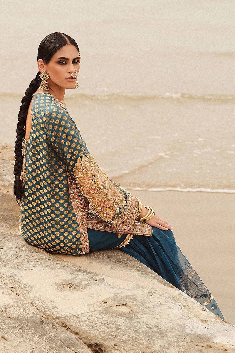 MNR | Gehraiyaan Shaadi Collection | Anabiya - Pakistani Designer Dress - by MNR | Type: Bridal - 100% Original at Saira Sultan