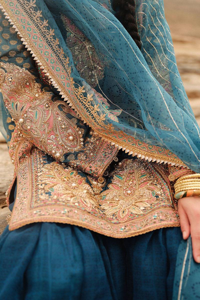 MNR | Gehraiyaan Shaadi Collection | Anabiya - Pakistani Designer Dress - by MNR | Type: Bridal - 100% Original at Saira Sultan