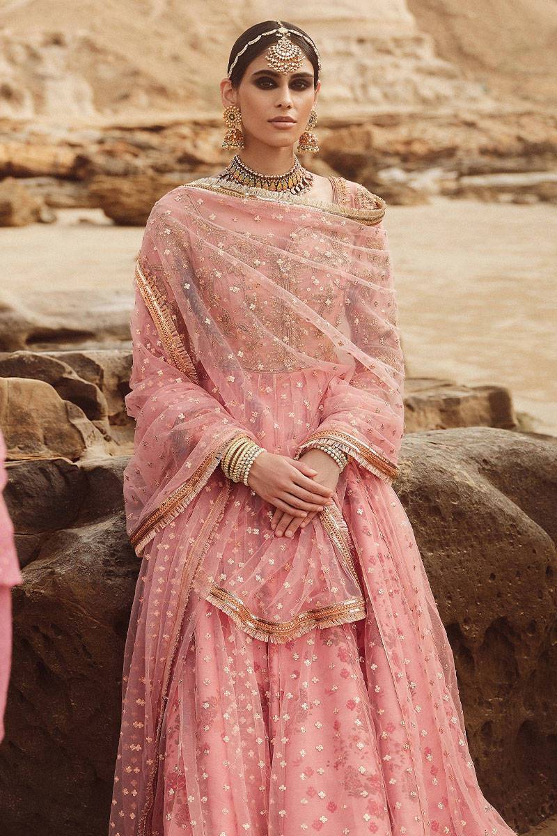 MNR | Gehraiyaan Shaadi Collection | Meera - Pakistani Designer Dress - by MNR | Type: Bridal - 100% Original at Saira Sultan