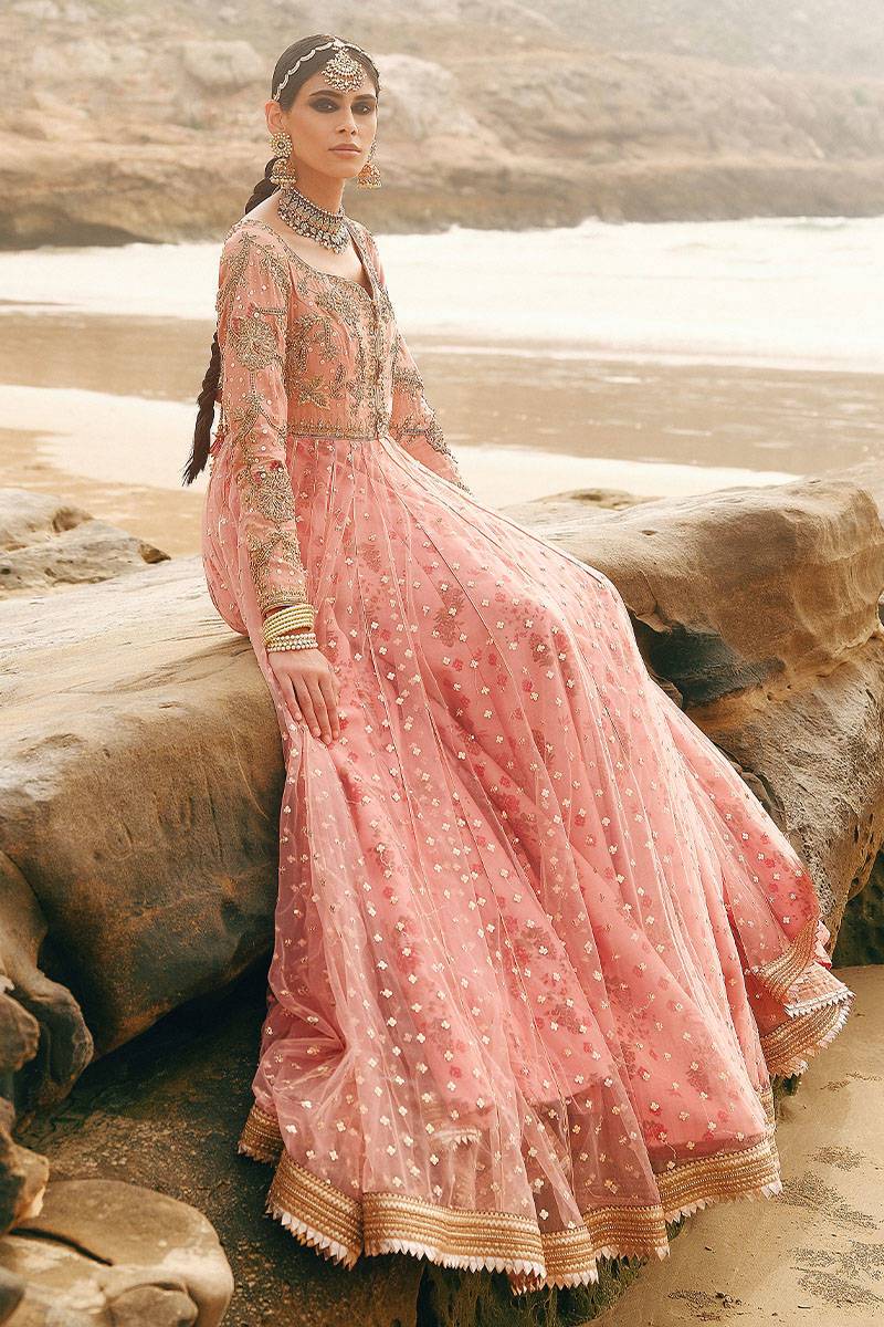 MNR | Gehraiyaan Shaadi Collection | Meera - Pakistani Designer Dress - by MNR | Type: Bridal - 100% Original at Saira Sultan