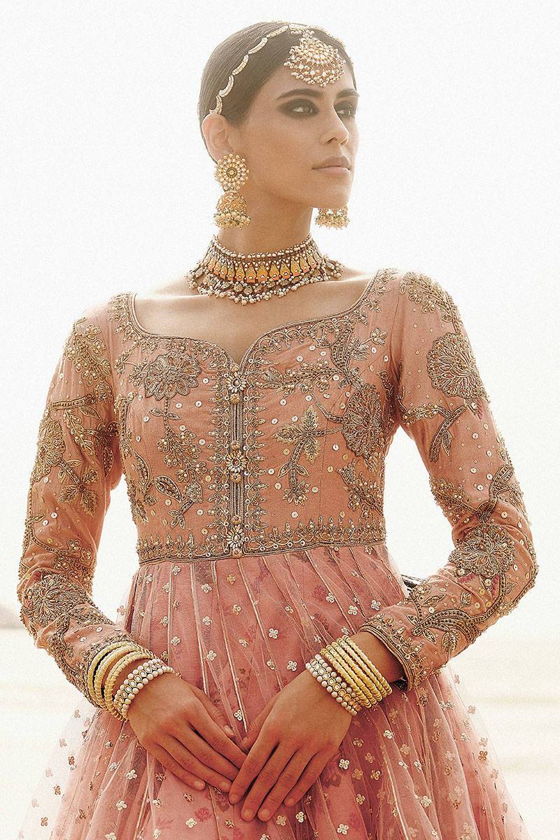 MNR | Gehraiyaan Shaadi Collection | Meera - Pakistani Designer Dress - by MNR | Type: Bridal - 100% Original at Saira Sultan