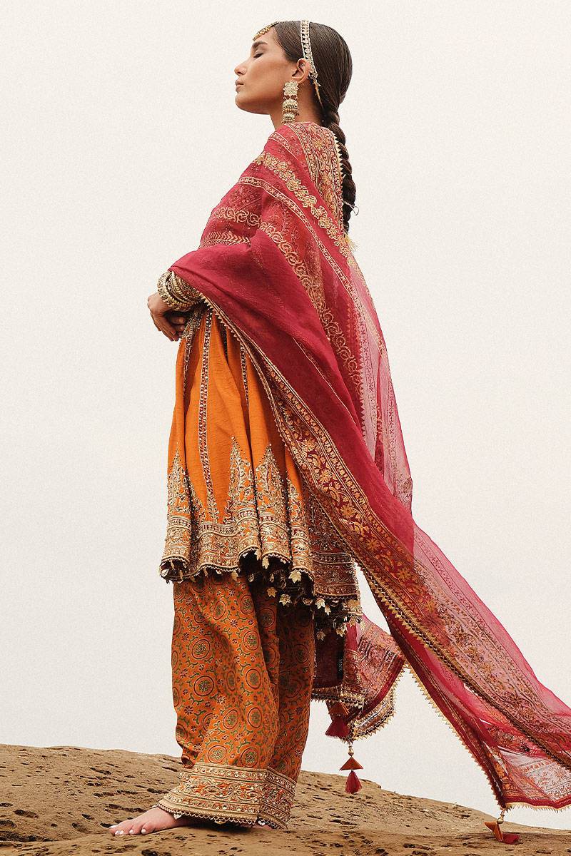 MNR | Gehraiyaan Shaadi Collection | Famiya - Pakistani Designer Dress - by MNR | Type: Bridal - 100% Original at Saira Sultan