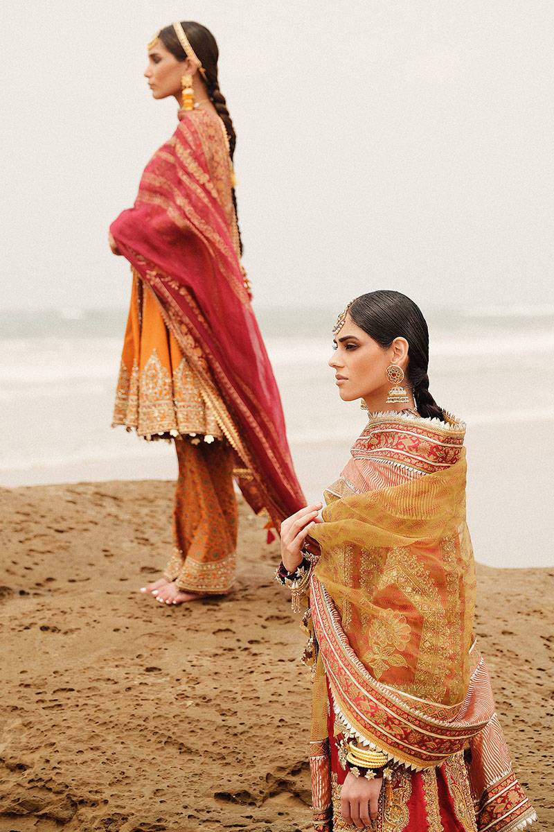 MNR | Gehraiyaan Shaadi Collection | Famiya - Pakistani Designer Dress - by MNR | Type: Bridal - 100% Original at Saira Sultan