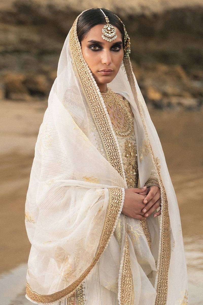 MNR | Gehraiyaan Shaadi Collection | Farida - Pakistani Designer Dress - by MNR | Type: Bridal - 100% Original at Saira Sultan
