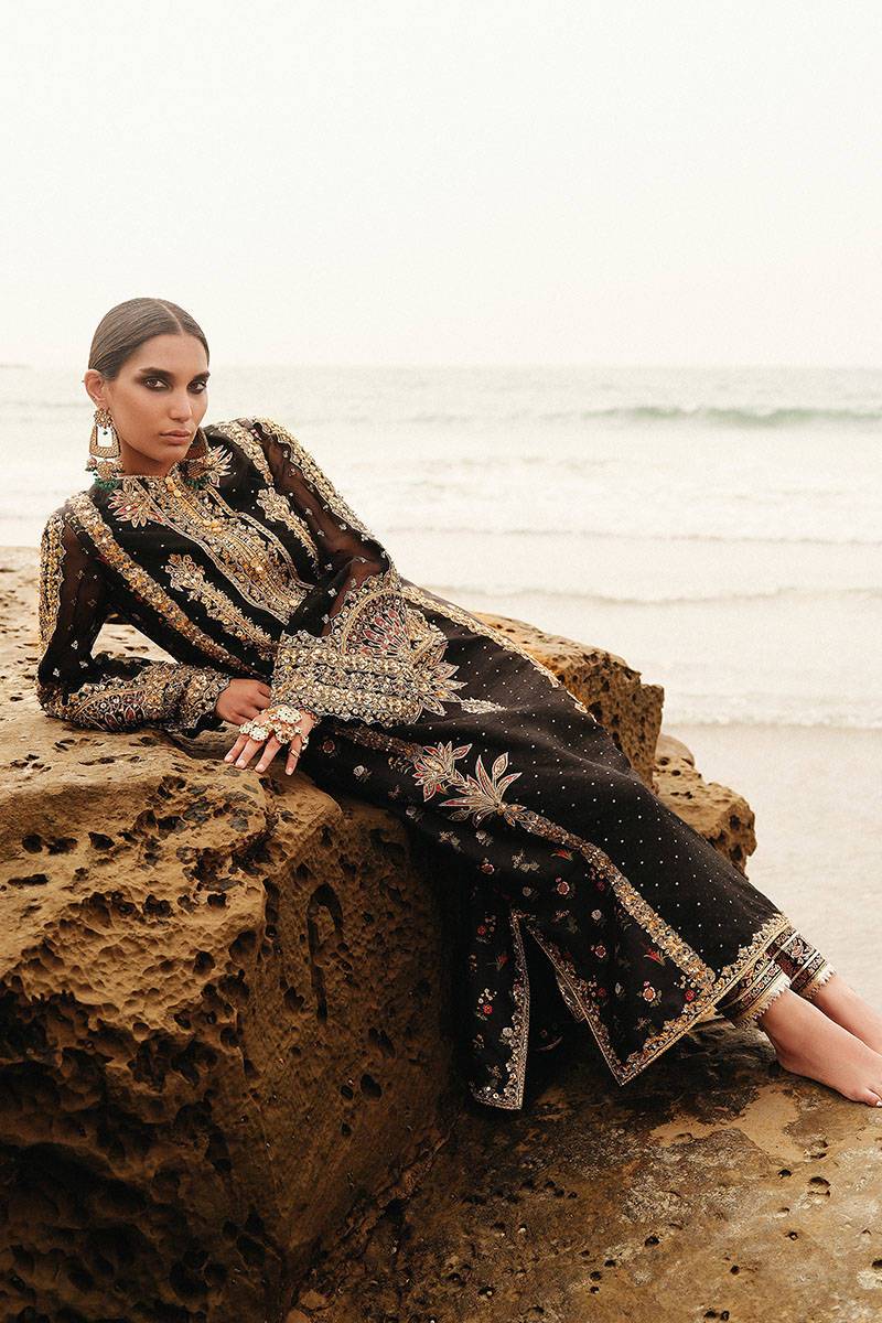 MNR | Gehraiyaan Shaadi Collection | Shamaim - Pakistani Designer Dress - by MNR | Type: Bridal - 100% Original at Saira Sultan