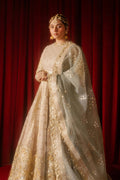 MNR | Zarlish Festive Formals | Shabnami XL Beige Organza