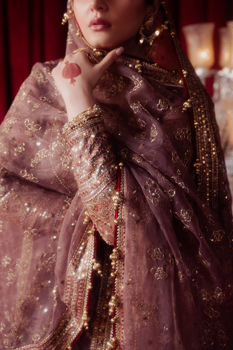 MNR | Zarlish Festive Formals | Dil Nasheen M Lilac Gray Organza