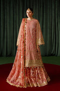 MNR | Zarlish Festive Formals | Guriya Rani XS Ash Pink Organza