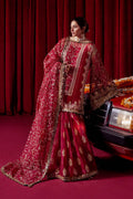MNR | Zarlish Festive Formals | Leela XS Red Organza