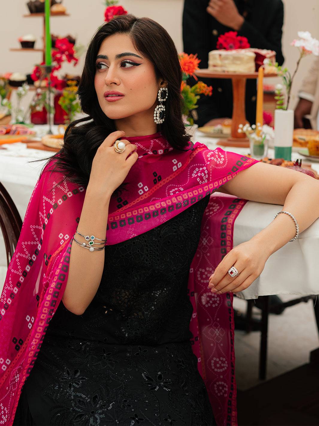 Mahnur | Allenura Luxury Lawn 24 | MOCHA - Pakistani Designer Dress - by Mahnur | Type: Luxury - 100% Original at Saira Sultan