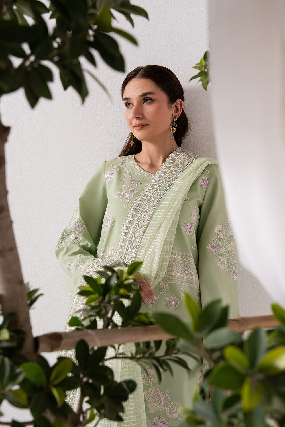 Maryum N Maria | Zuhur 25 | SOPHIA - MS50145 M Pastel Mint Lawn