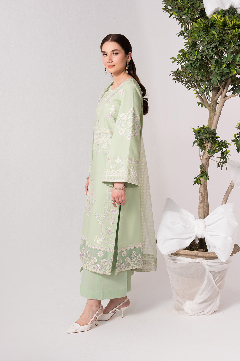 Maryum N Maria | Zuhur 25 | SOPHIA - MS50145 S Pastel Mint Lawn