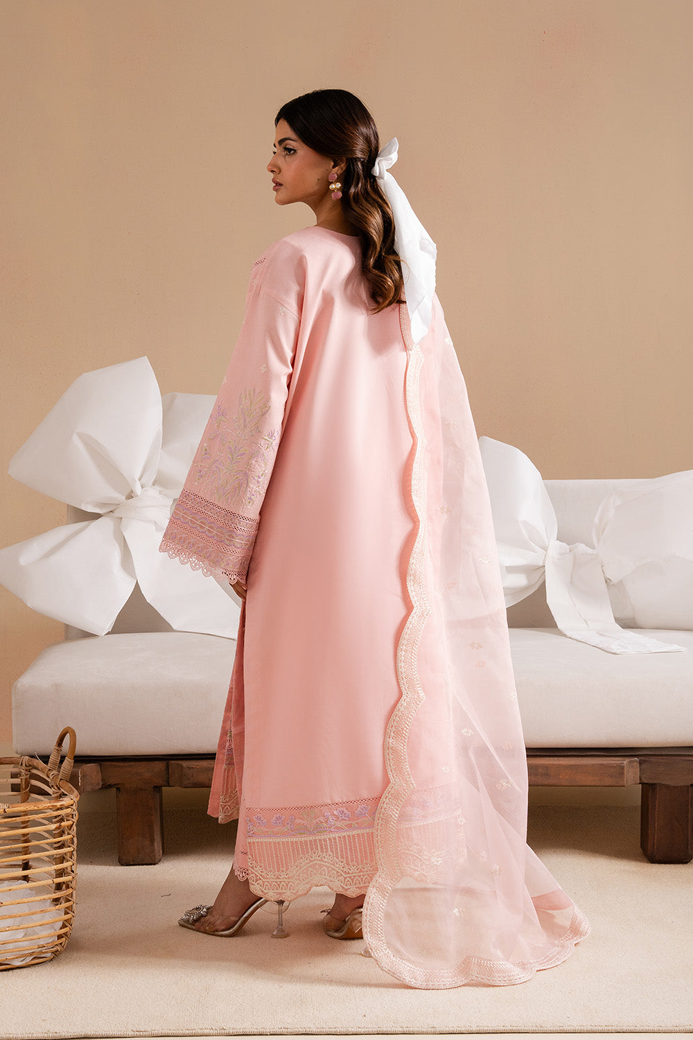 Maryum N Maria | Belle Pret | NAZELLE - MS50172 S Pink Organza
