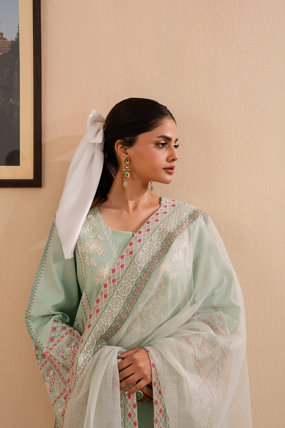 Maryum N Maria | Belle Pret | POSH - MS50174 L Mint Organza