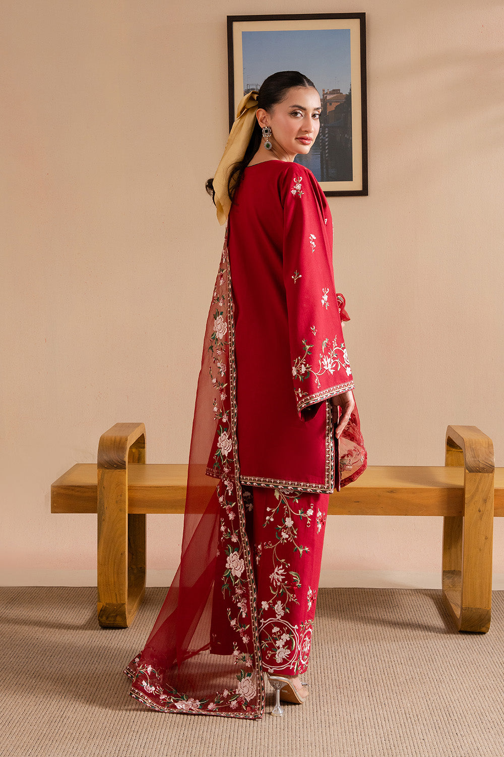Maryum N Maria | Belle Pret | SENNA - MS50238 S Red Organza