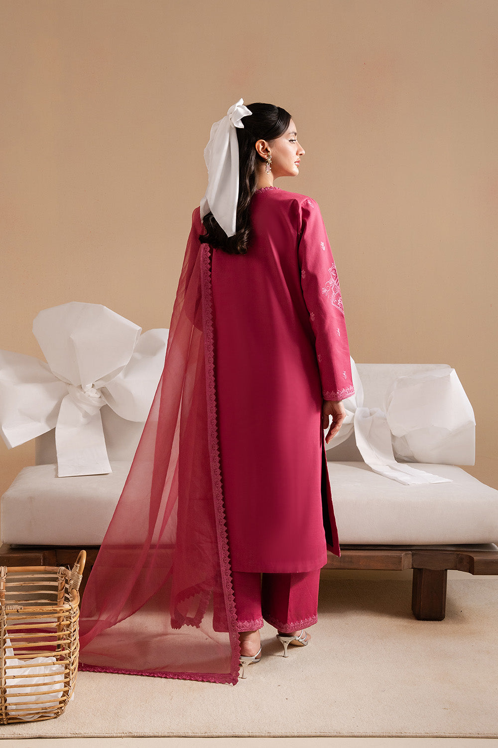 Maryum N Maria | Belle Pret | GIGI - MS50239 S Carrot Pink Organza