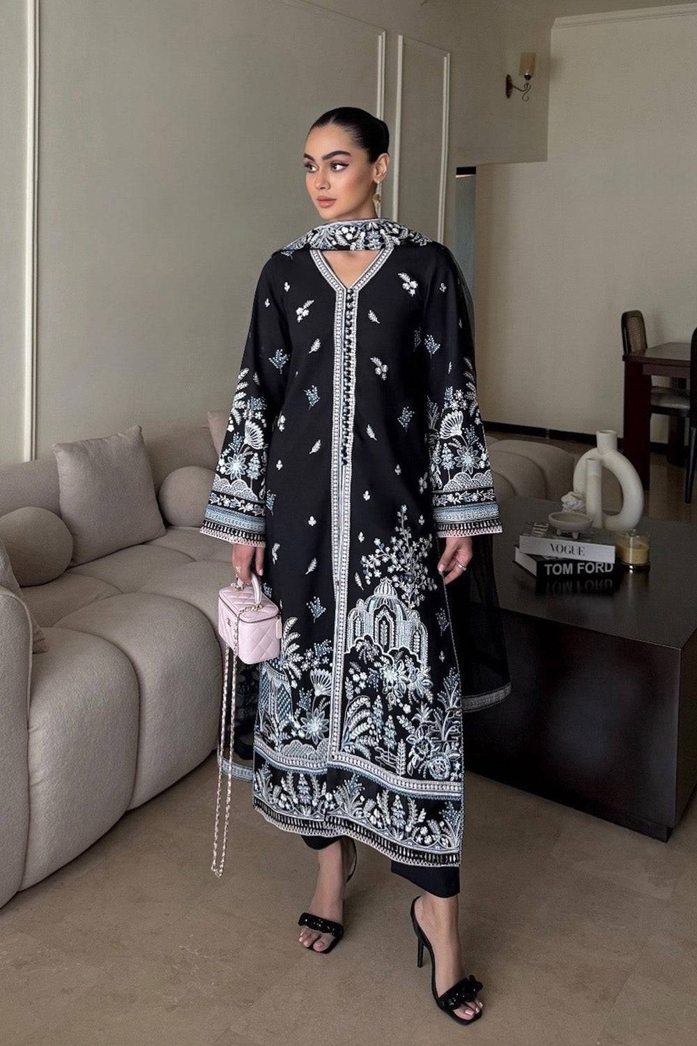 Maryum N Maria | Elara 25 | ASTER - MS50362 - Pakistani Designer Dress - by Maryum N Maria | Type: Ladies Clothes - 100% Original at Saira Sultan