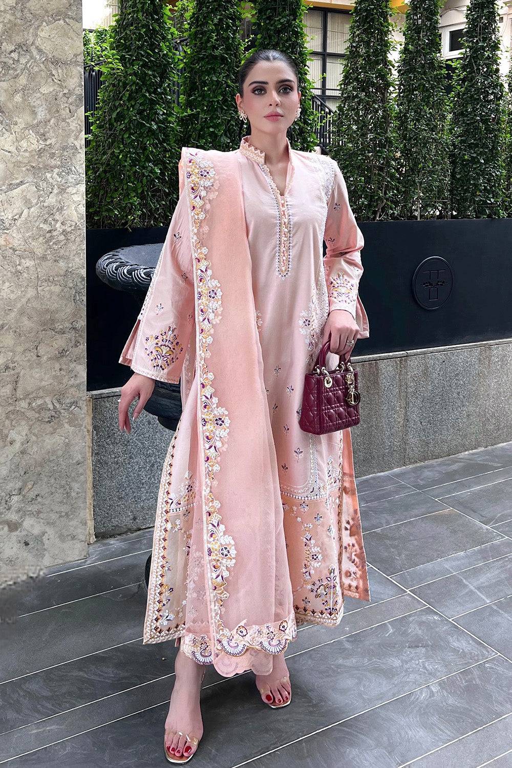 Maryum N Maria | Elara 25 | TROPICAL BUD - MS50363 - Pakistani Designer Dress - by Maryum N Maria | Type: Ladies Clothes - 100% Original at Saira Sultan