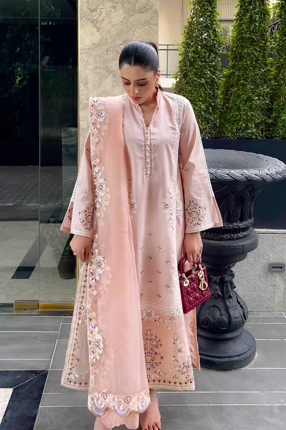 Maryum N Maria | Elara 25 | TROPICAL BUD - MS50363 - Pakistani Designer Dress - by Maryum N Maria | Type: Ladies Clothes - 100% Original at Saira Sultan