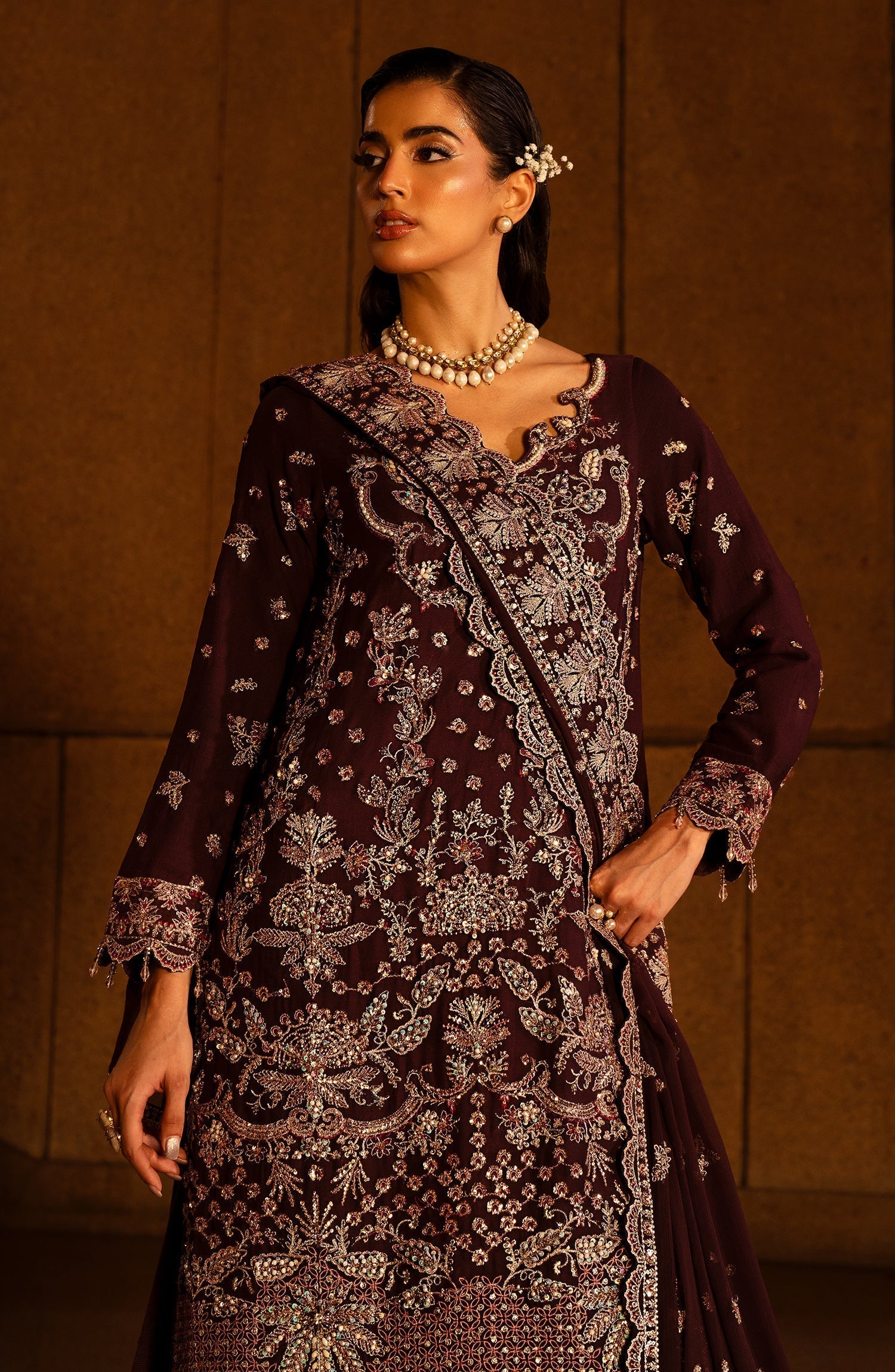 Emaan Adeel | Casabella Wedding Formals | ADIBA - Pakistani Designer Dress - by Emaan Adeel | Type: Ladies Clothes - 100% Original at Saira Sultan