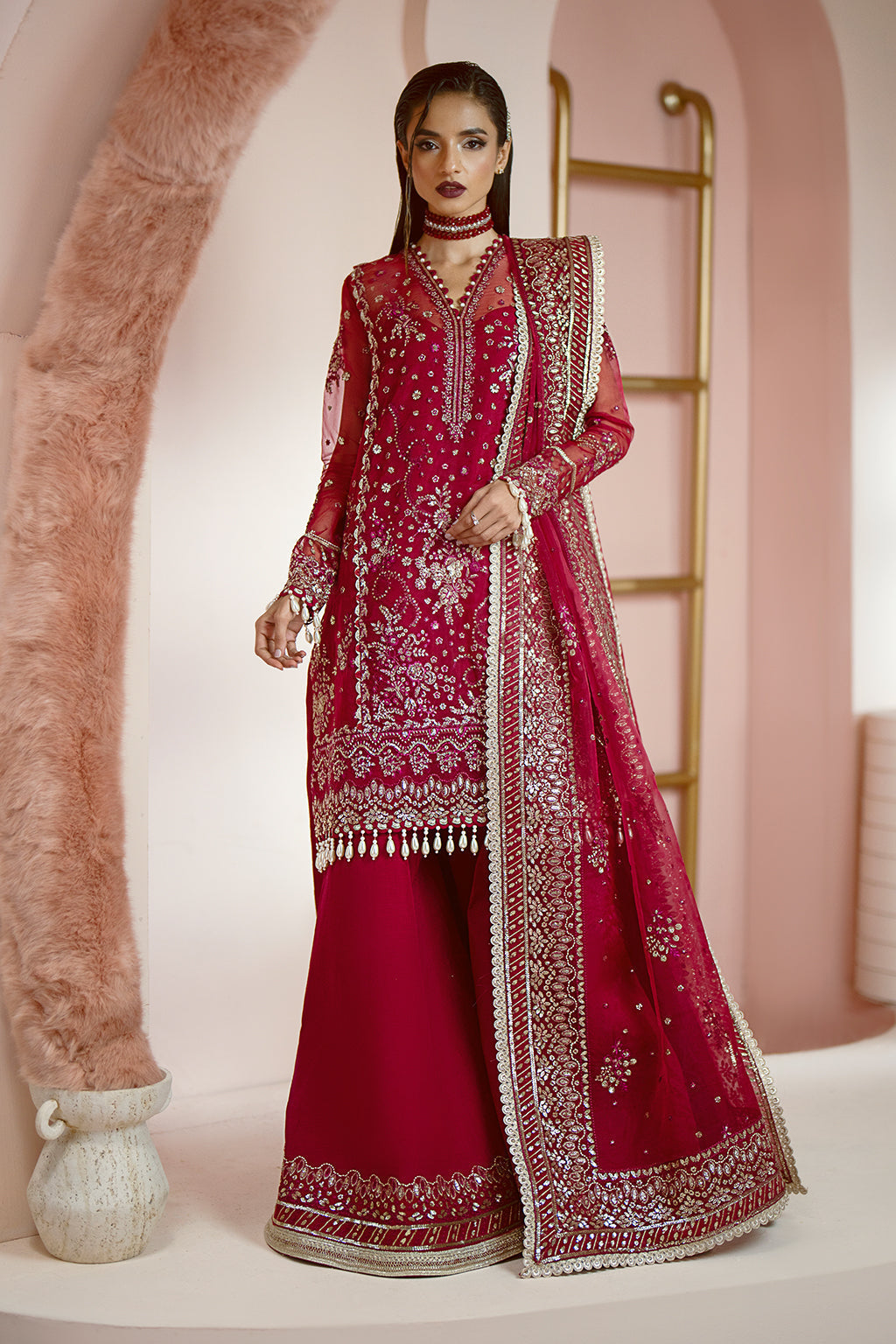 Ayzel | Luminara Wedding Formals | Ruby - Pakistani Designer Dress - by Ayzel | Type: Formal - 100% Original at Saira Sultan