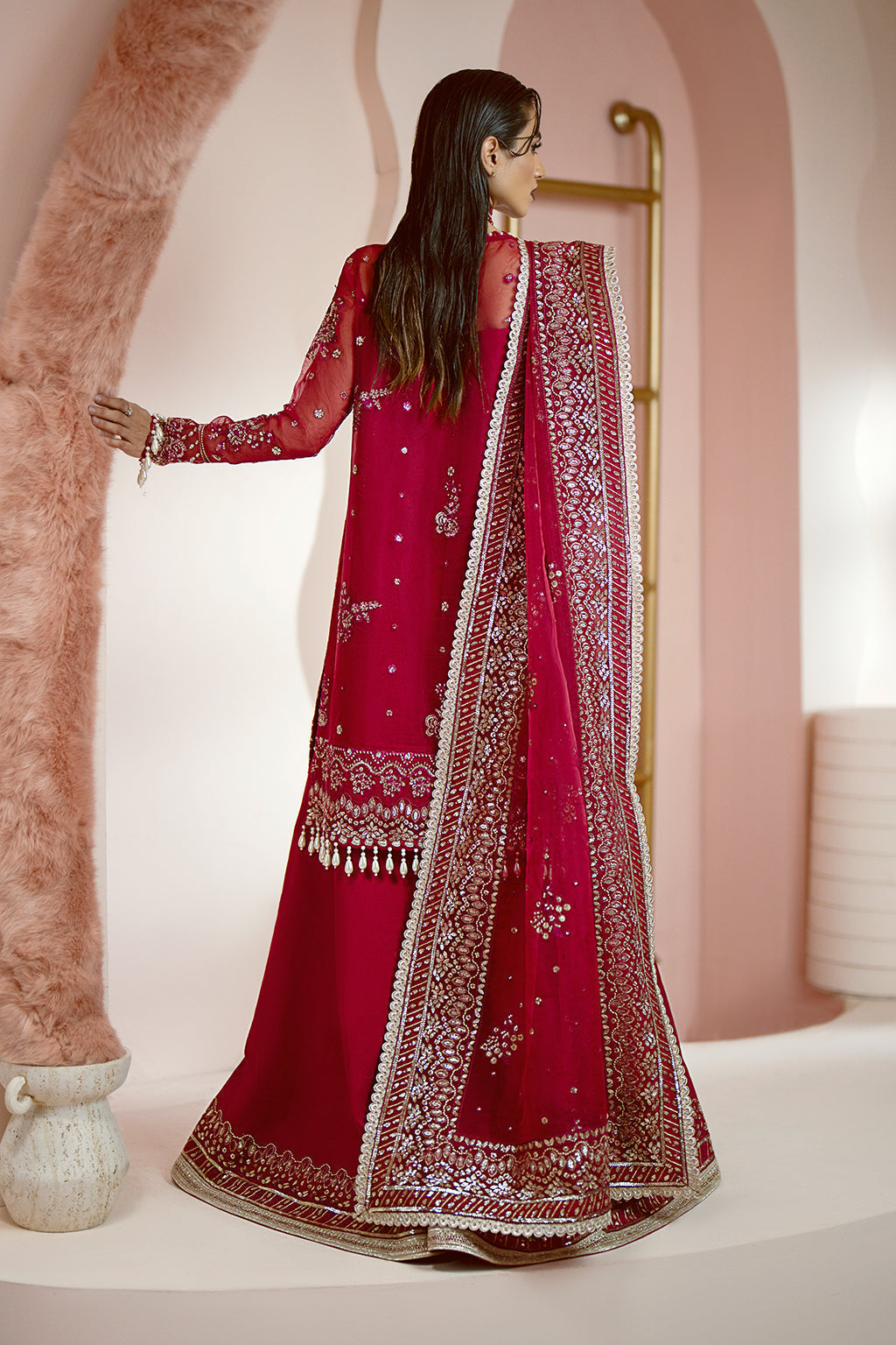 Ayzel | Luminara Wedding Formals | Ruby - Pakistani Designer Dress - by Ayzel | Type: Formal - 100% Original at Saira Sultan