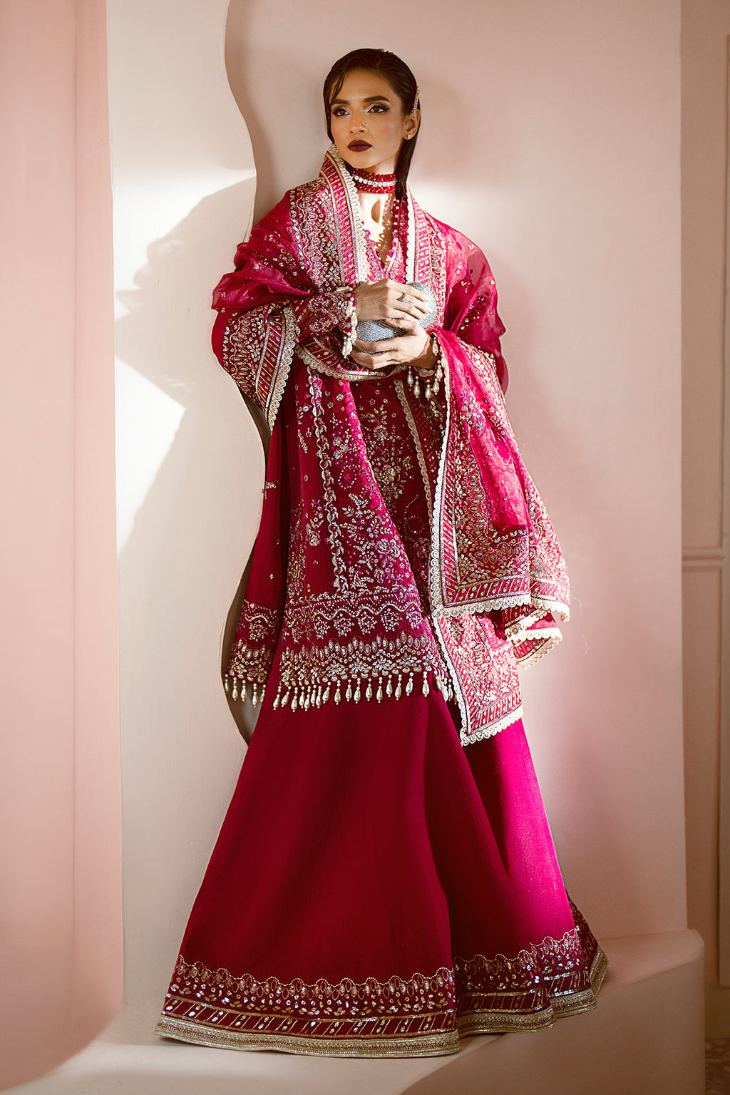Ayzel | Luminara Wedding Formals | Ruby - Pakistani Designer Dress - by Ayzel | Type: Formal - 100% Original at Saira Sultan