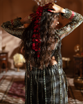 Zevk | Mughal Raniya | Chand Begum XL Black Organza